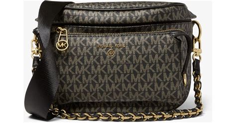 michael kors slater sling pack black|Michael Kors outlet sling bag.